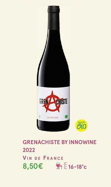 grenachiste by innowine 2022 vin de france