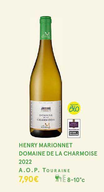 henry marionnet domaine de la charmoise 2022