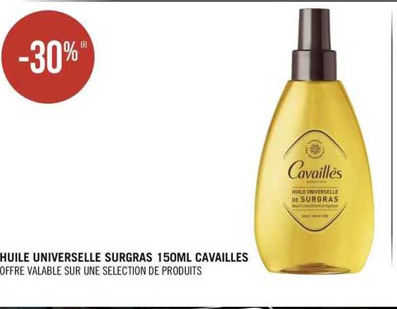 huile universelle surgras 150ml cavailles