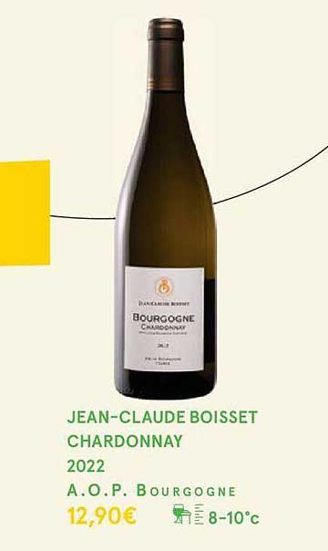 jean-claude boisset chardonnay 2022 a.o.p. bourgogne