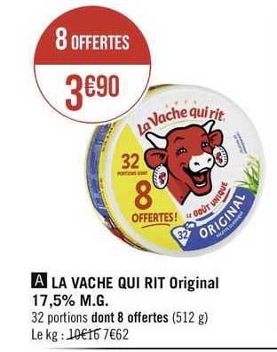 la vache qui rit original 17,5% m.g.