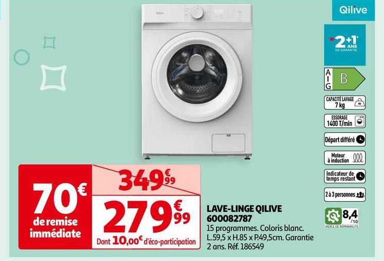 lave-linge qilive 600082787