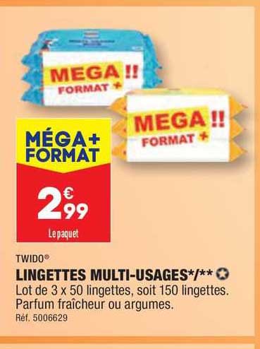 lingettes multi-usages twido