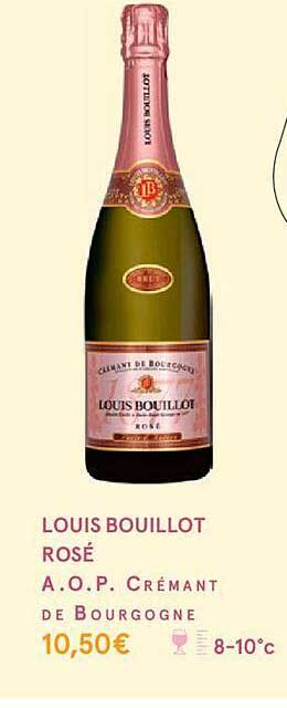 louis bouillot rosé a.o.p. crémant de bourgogne