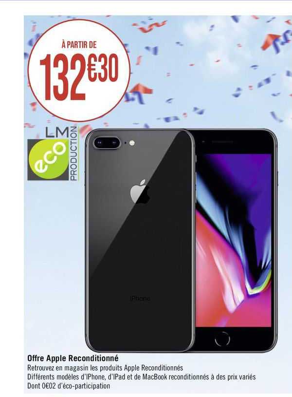 Offre Apple Reconditionné