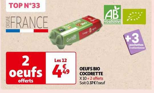œufs Bio Cocorette