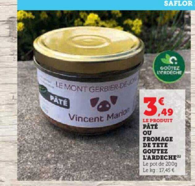 pâté ou fromage de tête goutez l'ardèche