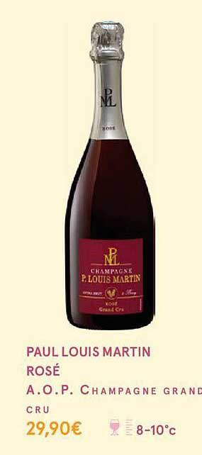 paul louis martin rosé a.o.p. champagne grande cru