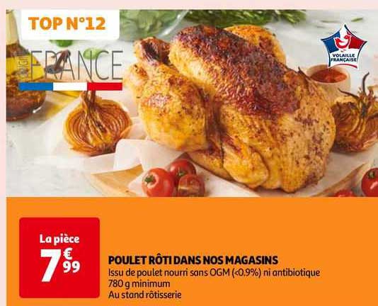 poulet rôti dans nos magasins