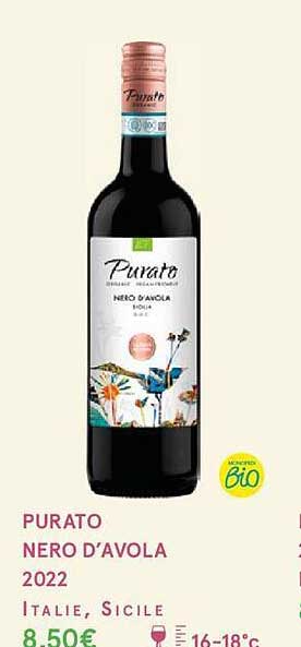 purato nero d'avola 2022