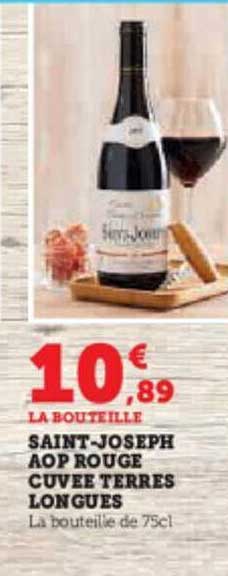 saint-joseph aop rouge cuvée terres longues