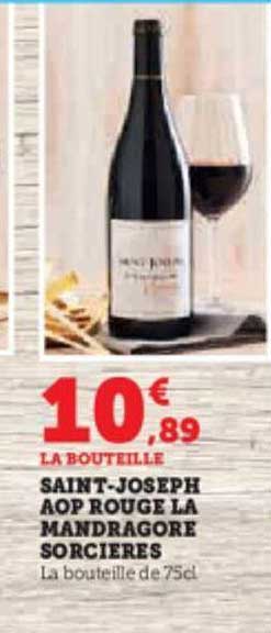 Saint-joseph Aop Rouge La Mandragore Sorcières