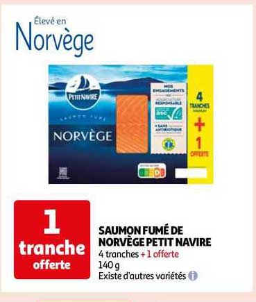 Saumon Fumé De Norvège Petit Navire