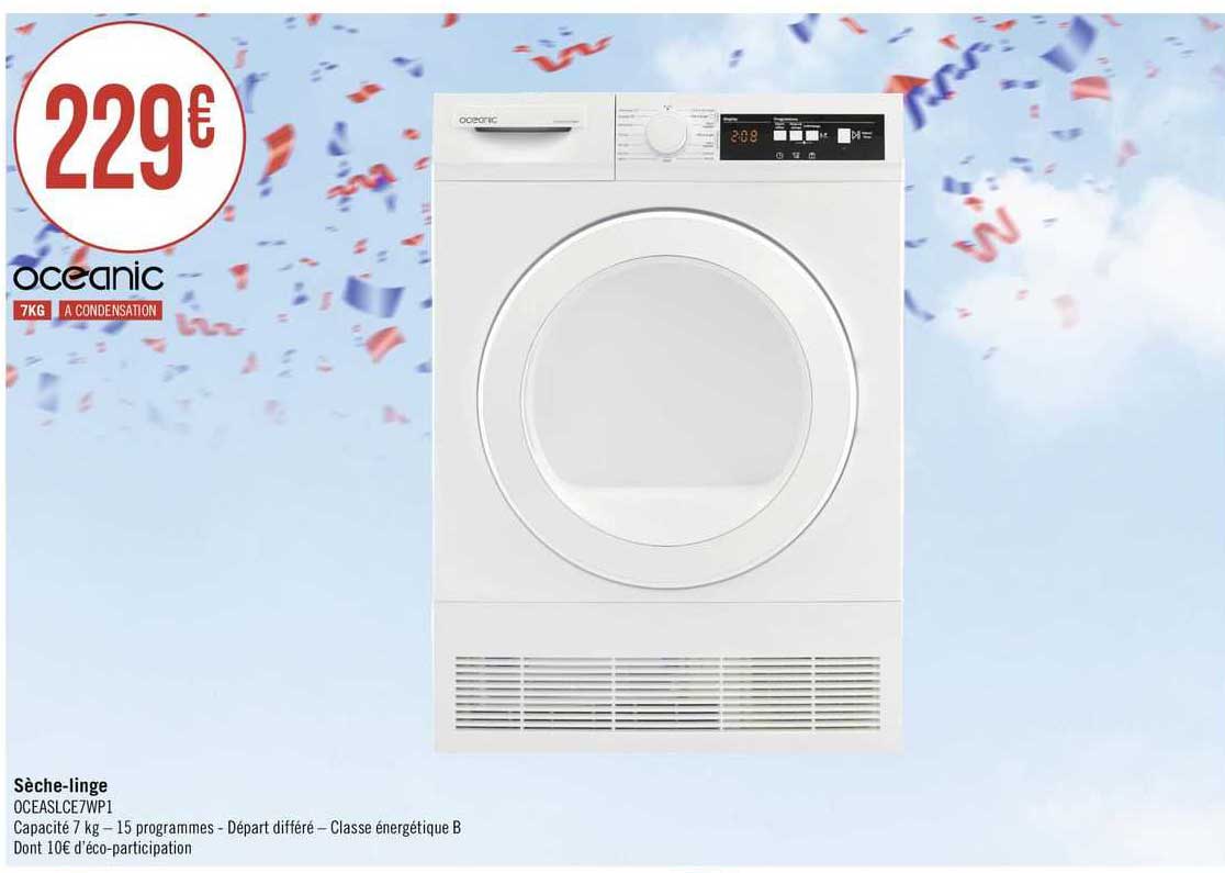 sèche-linge oceanic