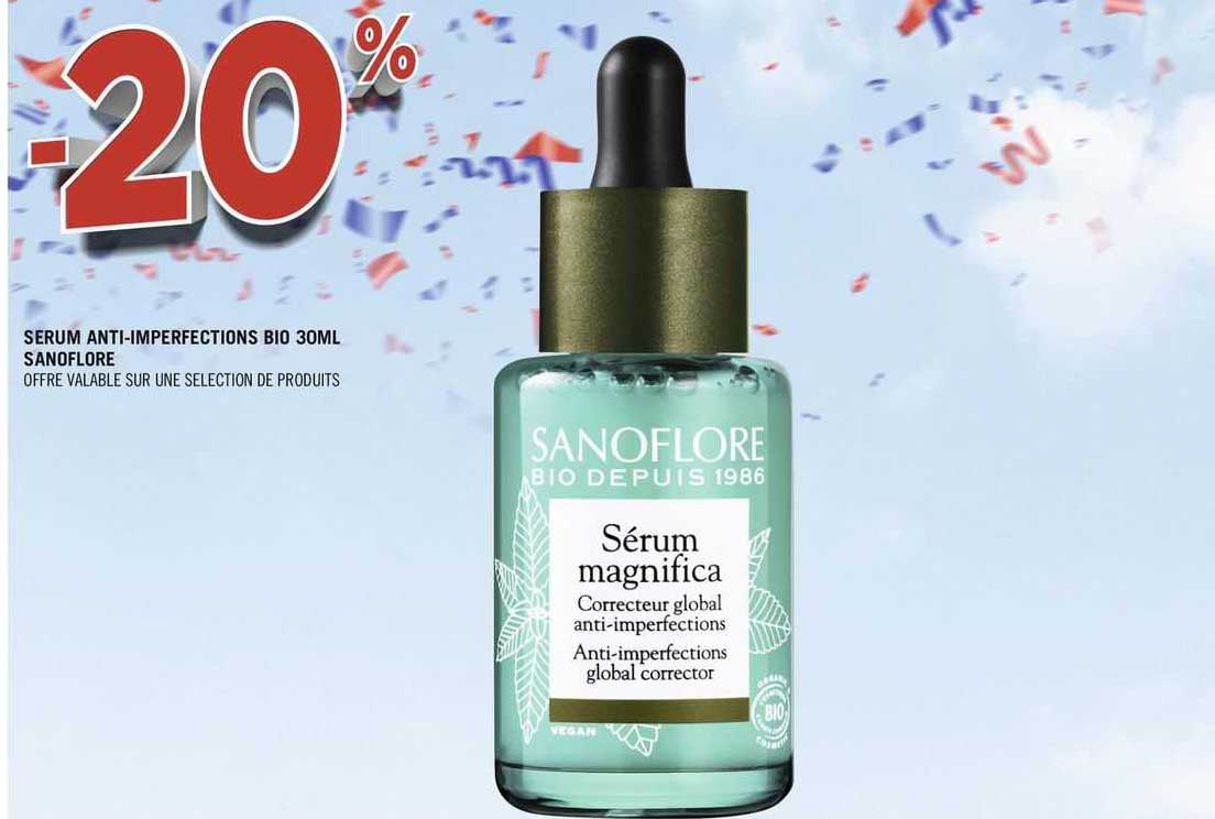 sérum anti-imperfections bio 30ml sanoflore