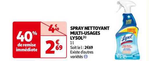 spray nettoyant multi-usages lysol