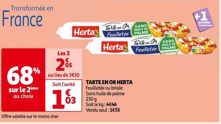 Tarte En Or Herta