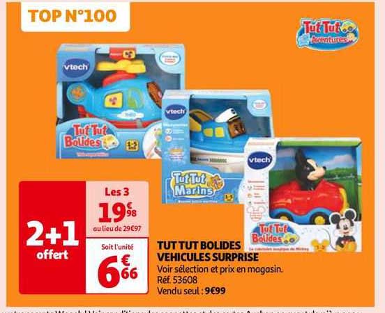 tut tut bolides véhicules surprise