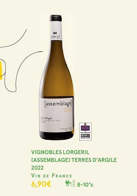 vignobles lorgeril [assemblage] terres d'argile 2022 vin de france