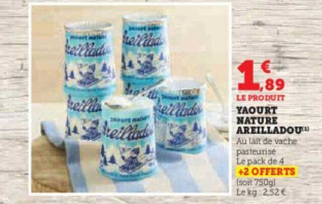 yaourt nature areilladou