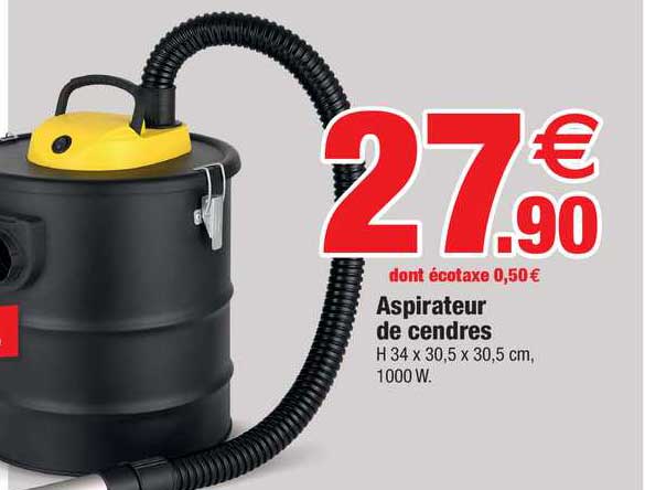 aspirateur de cendres