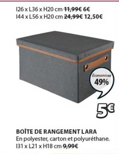 boîte de rangement lara