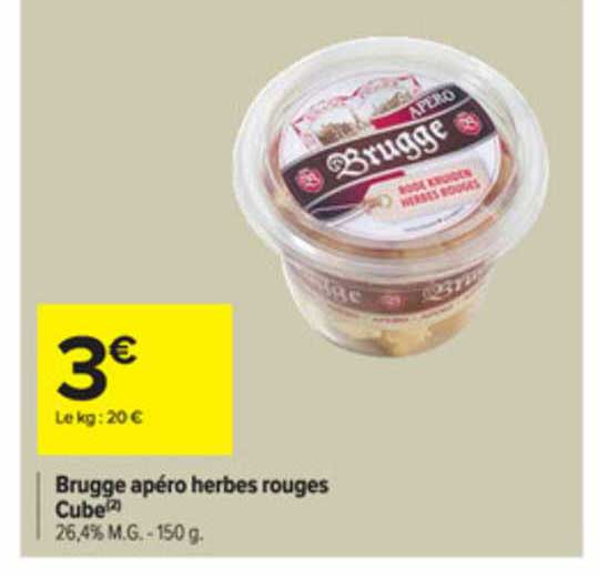 brugge apéro herbes rouges cube