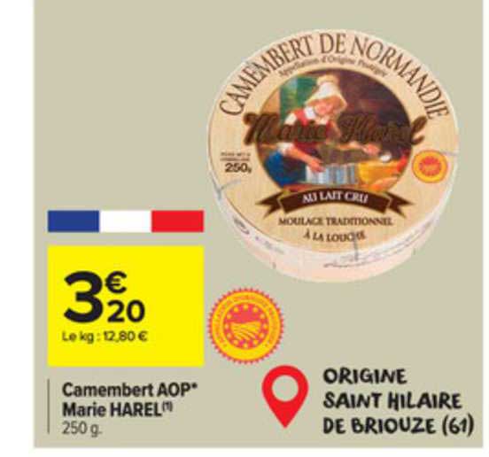 camembert aop marie harel