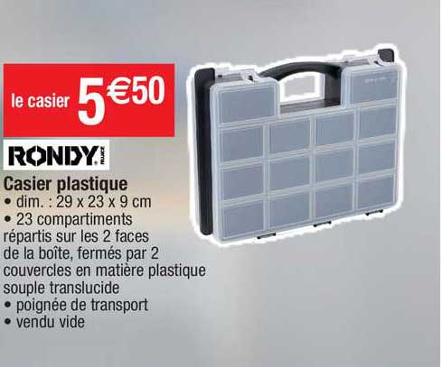 Casier Plastique Rondy