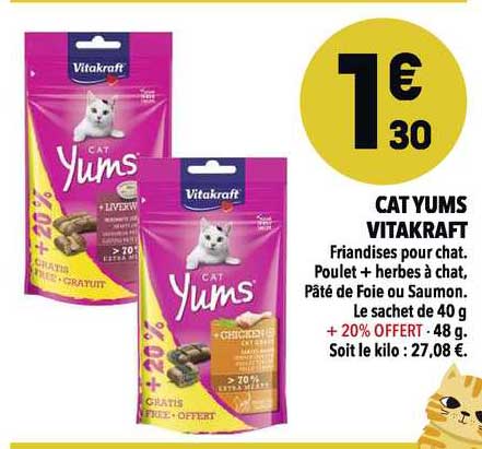 cat yums vitakraft