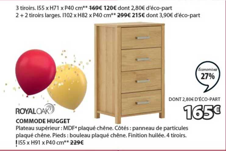 commode hugget royal oak