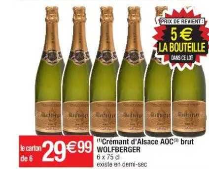 Crémant D'alsace Aoc Brut Wolfberger