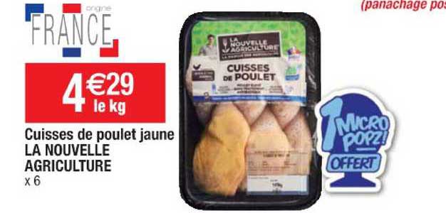 cuisses de poulet jaune la nouvelle agriculture