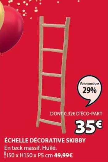 échelle décorative skibby