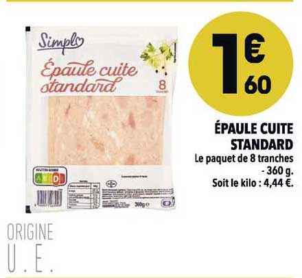 épaule Cuite Standard
