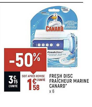 fresh disc fraîcheur marine canard
