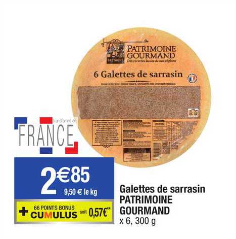 Galettes De Sarrasin Patrimoine Gourmand