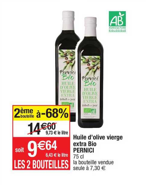 huile d'olive vierge extra bio pernici