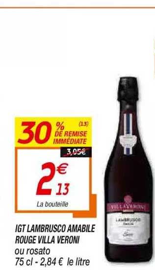 igt lambrusco amabile rouge villa veroni