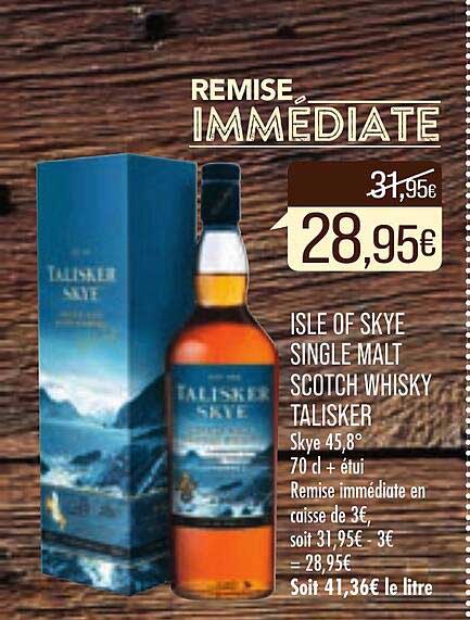 isle of skye single malt scotch whisky talisker skye 45.8°