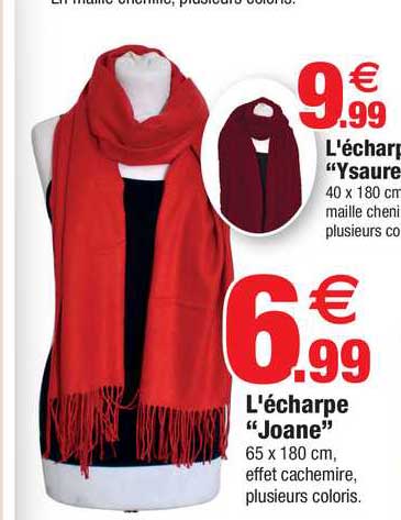 l'écharpe "ysaure" l'écharpe "joane"