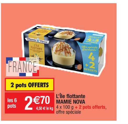 l'île flottante mamie nova