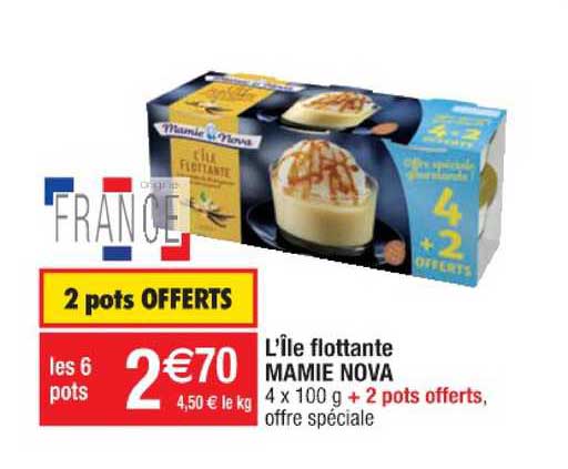 l'île flottante mamie nova