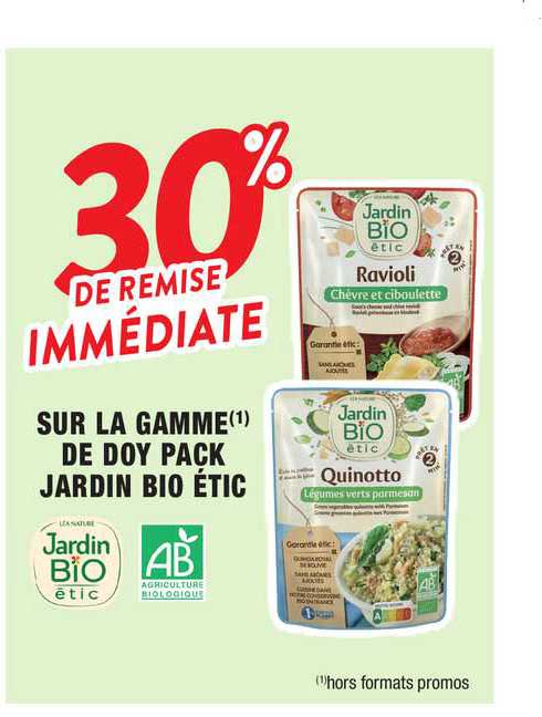 la gamme de doy pack jardin bio étic