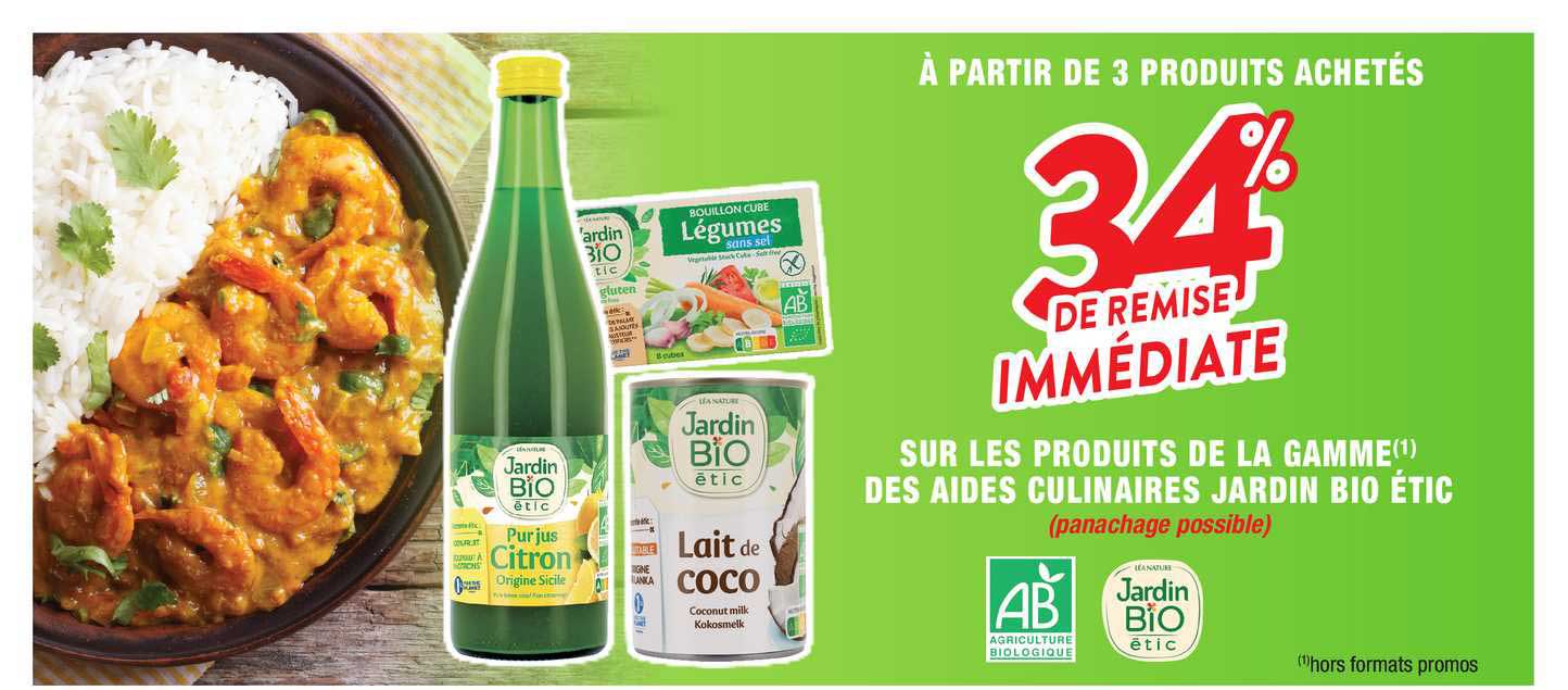 la gamme des aides culinaires jardin bio étic