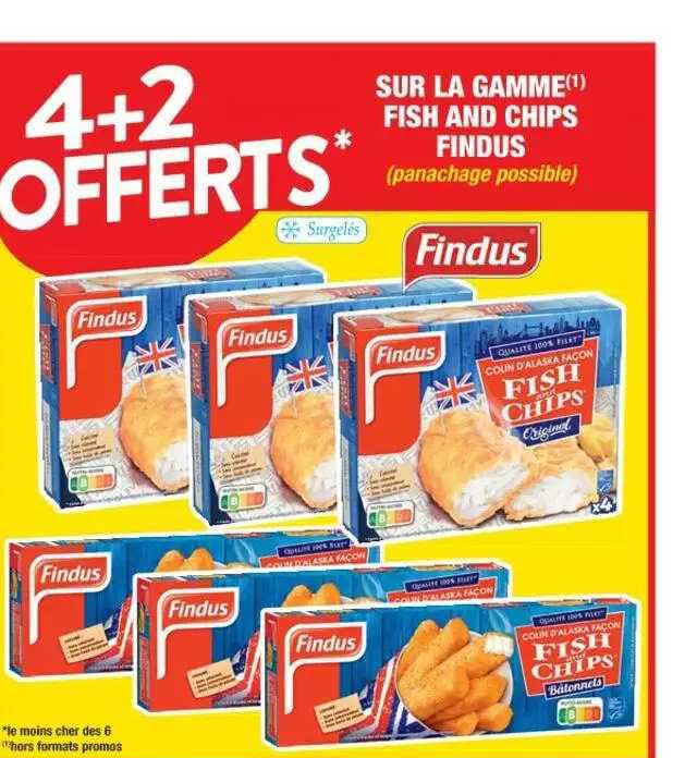 La Gamme Fish And Chips Findus