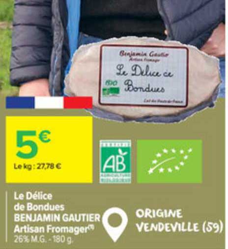 le délice de bondue benjamin gautier artisan fromager