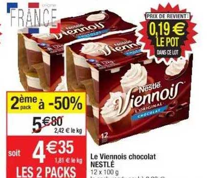 Le Viennois Chocolat Nestlé