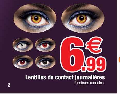 lentilles de contact journalières