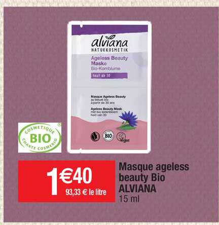 masque ageless beauty bio alviana